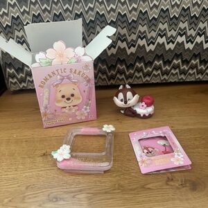 Disney Miniso Romantic Sakura Series Blind Box Figure Chip OPENED